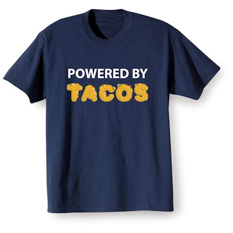 Powered By "Food" Shirts